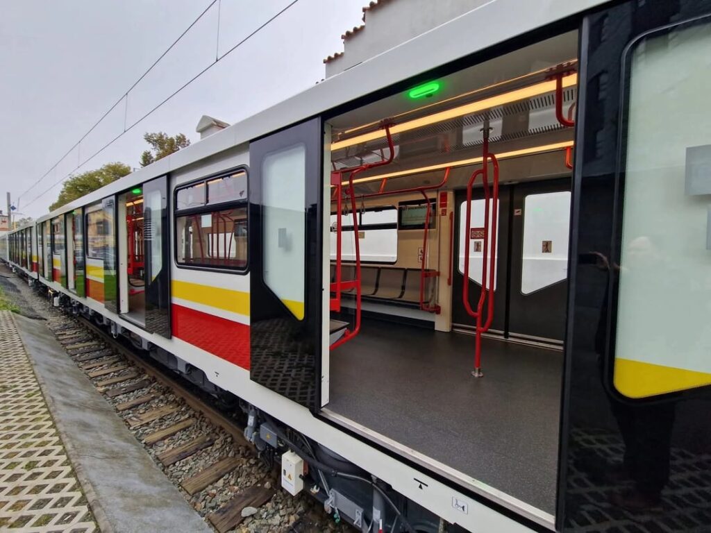 The second train for Sofia's subway is ready
