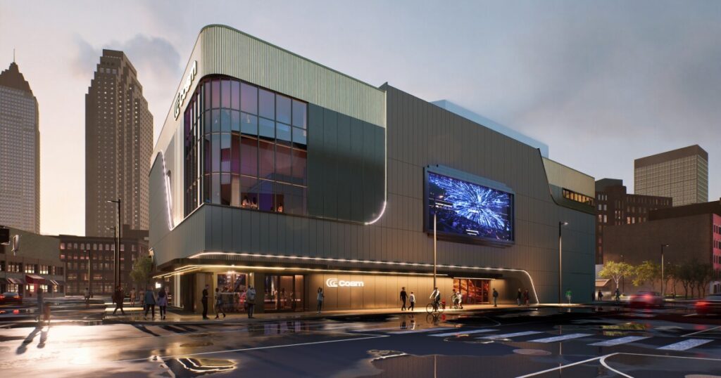 Bedrock releases images of Cosm project in Downtown Cleveland