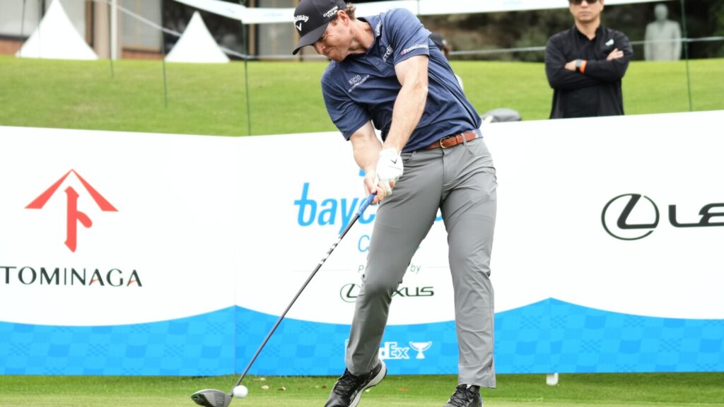 Three Americans atop leaderboard at PGA Tour event in Japan Three Americans atop leaderboard at PGA Tour event in Japan