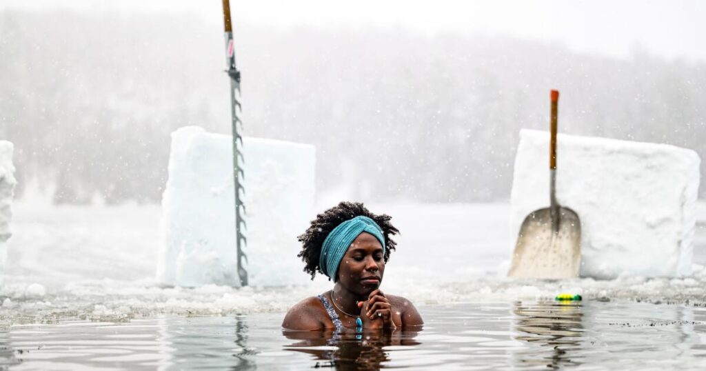 Cold-water immersion may offer health benefits — and also presents risks