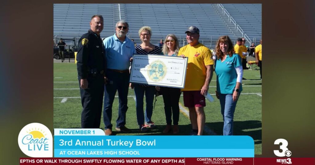 "Turkey Bowl" game raising money for local students this weekend on Coast Live