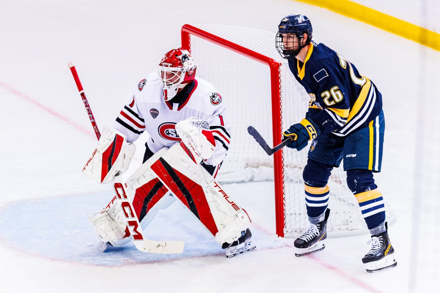 Highly competitive, fun goalie from Belarus is having a positive impact on St. Cloud State Highly competitive, fun goalie from Belarus is having a positive impact on St. Cloud State