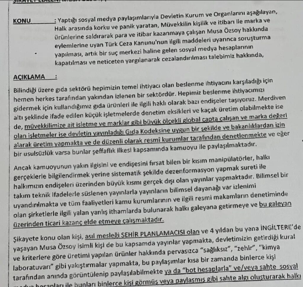The point reached by justice in Türkiye: Ülker's 580-page petition about the food detective was passed by the "press and sports" prosecutor in an hour or two and by the judge in 37 minutes.