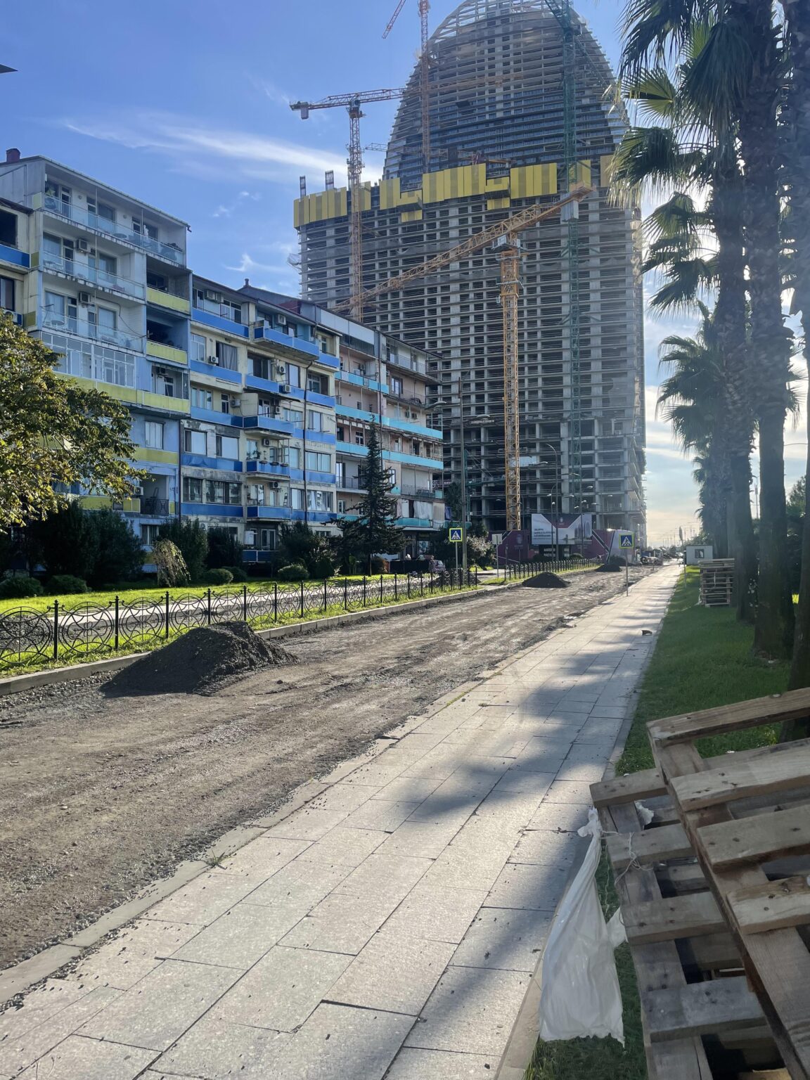 Why are they removing traditional stones in streets in Batumi