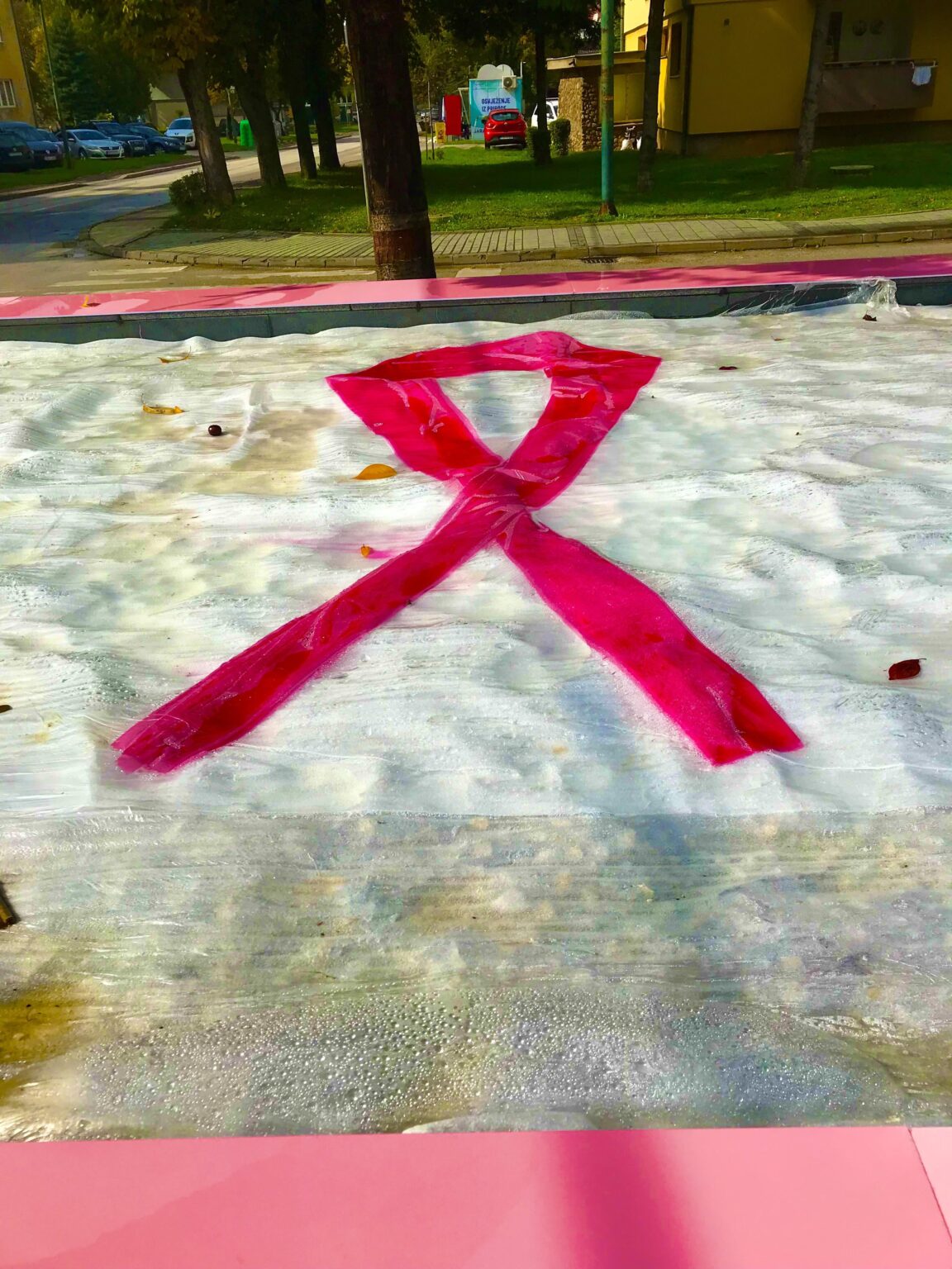 October month of fighting breast cancer.