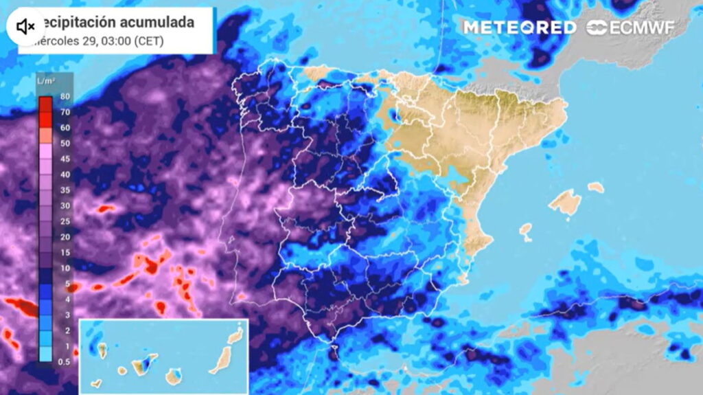 Heavy rain to hit Spain as polar jet moves in « Euro Weekly News