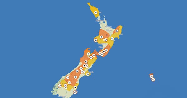 Further warnings issued as stormy weather to lash much of NZ