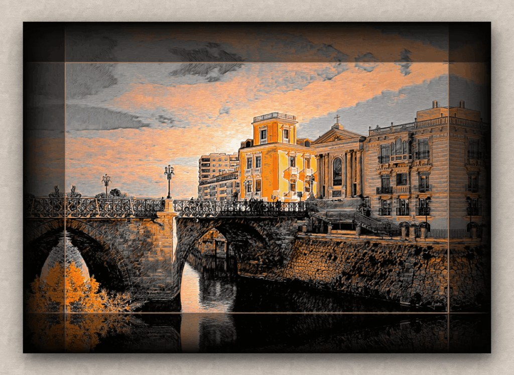 [OC] Old Bridge over the Segura River, Murcia