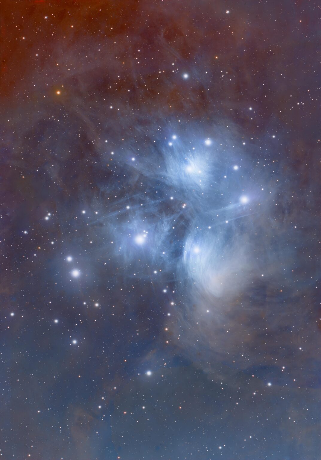 Pleiades Star cluster from Backyard