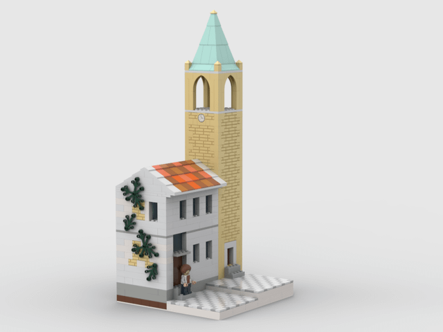 I made the Lego Model of the Mostar Sahat Tower