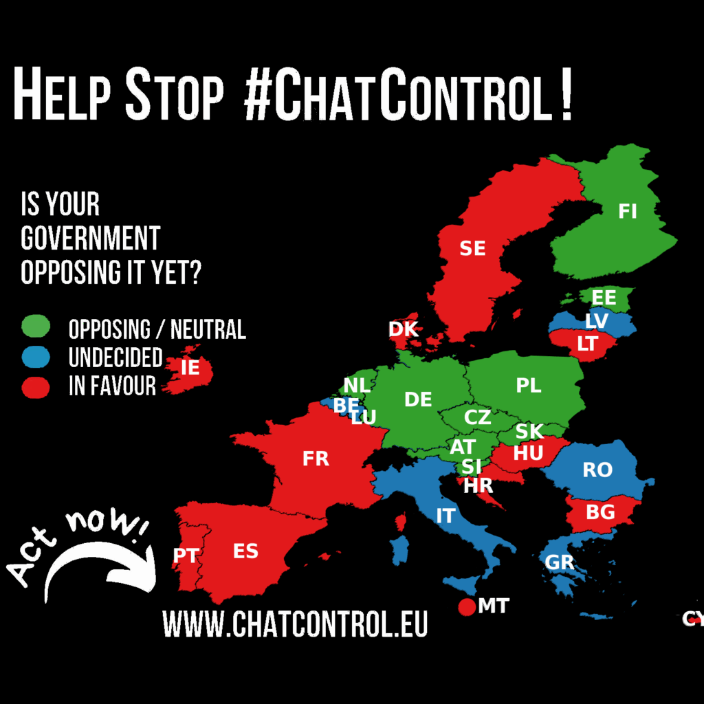 We did it: 🇩🇪Germany will OPPOSE Chat Control! 🥳