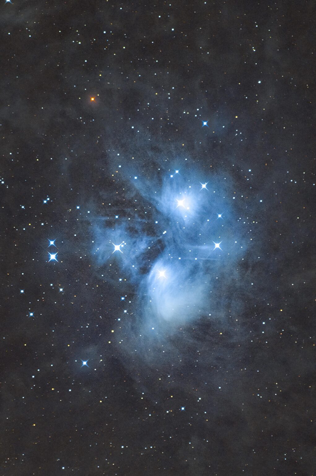 The best shot of Pleiades I’ve ever taken [OC]