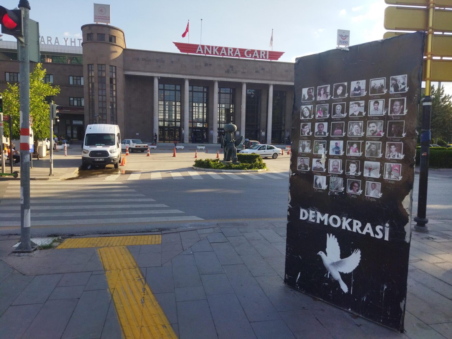 October 10, 2015. A terrorist bomb attack took place in Ankara Train Station.