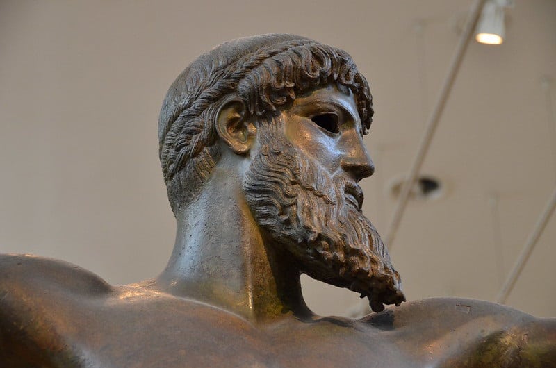 Statue of the Greek god Zeus