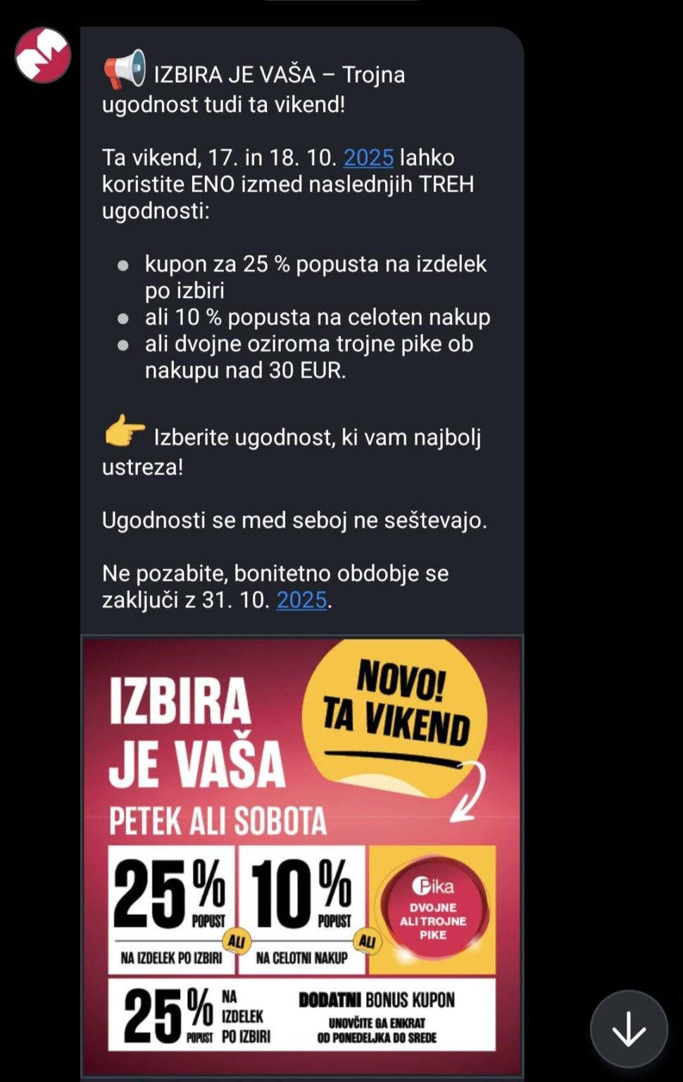 Merkator ti pa da choices