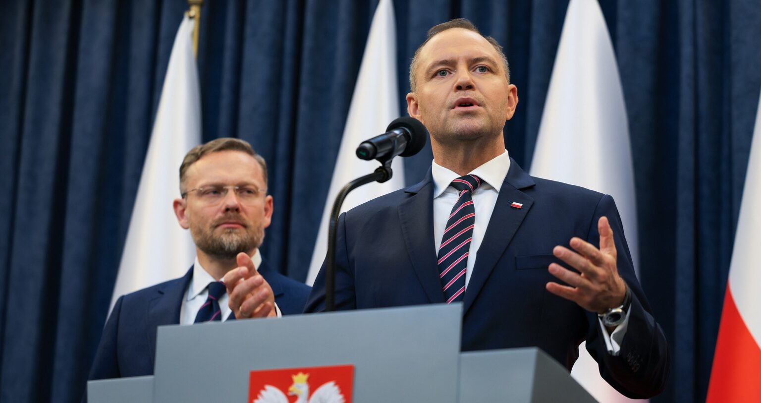 Polish president refuses to appoint 46 judges in escalation of rule-of-law dispute with government
