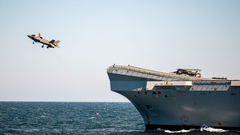 RAF F-35s join multinational air combat drills in Italy for Exercise Falcon Strike 25