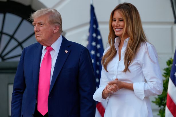 Melania's heirloom was a candle which was lit at her own baptism and then during her wedding to Donald Trump