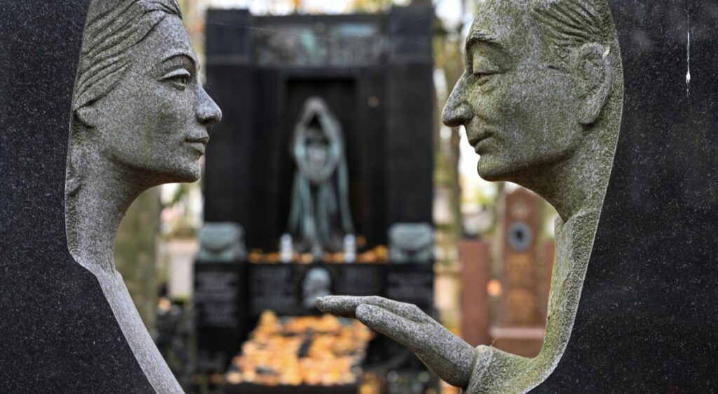 On 1 November, Poland marks All Saints Day, when people visit cementeries to honour the dead. The photo shows the historic Stare Powązki Cementery in Warsaw.