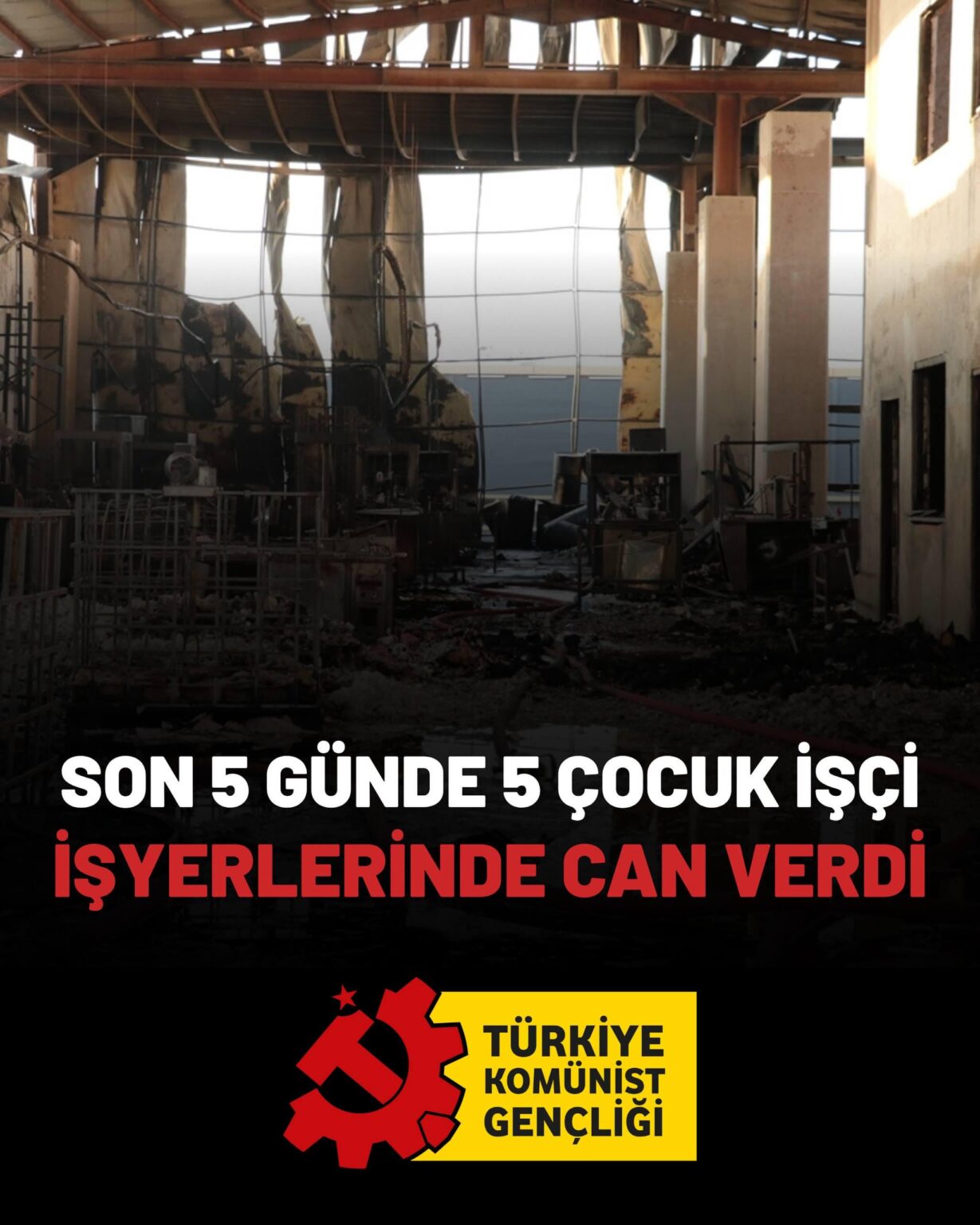 In the last 5 days, 5 child workers died in their workplaces!