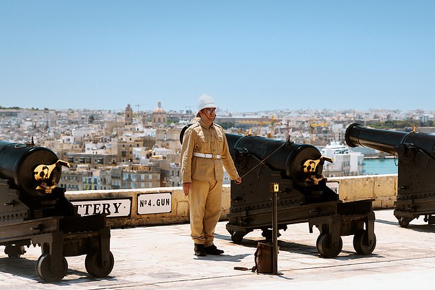 Malta is rich in military history. Pictured is the Saluting Battery, where canon once fired salutes to vessels arriving in Valletta's Grand Harbour