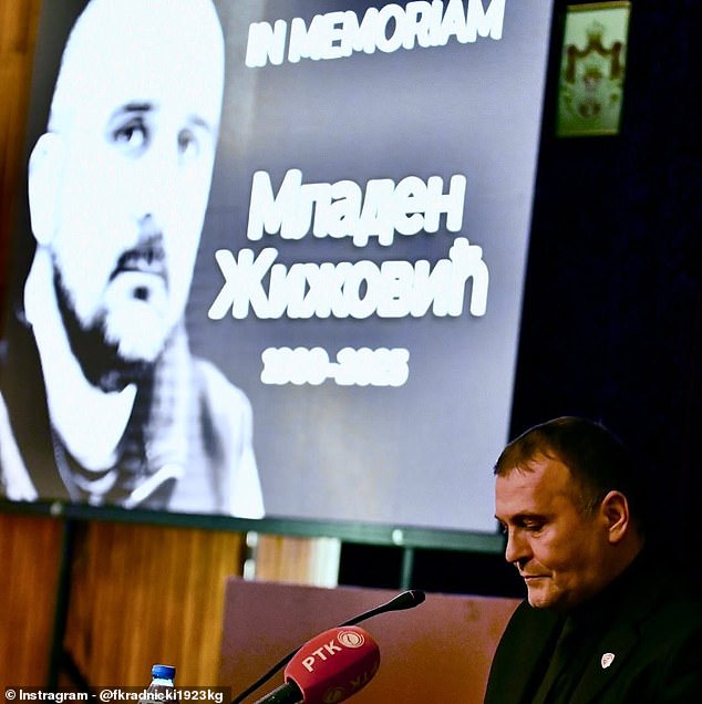 Several speeches were given in recognition of Zizovic's personality and his football passion