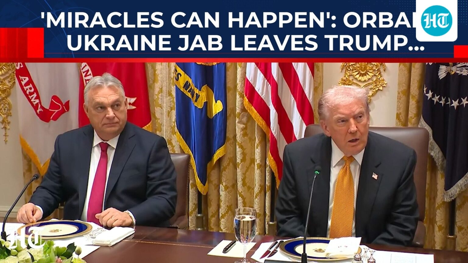 Trump, Orban mock Ukraine’s war odds as US Weighs Russia Oil Exemption; ‘Miracles can happen’