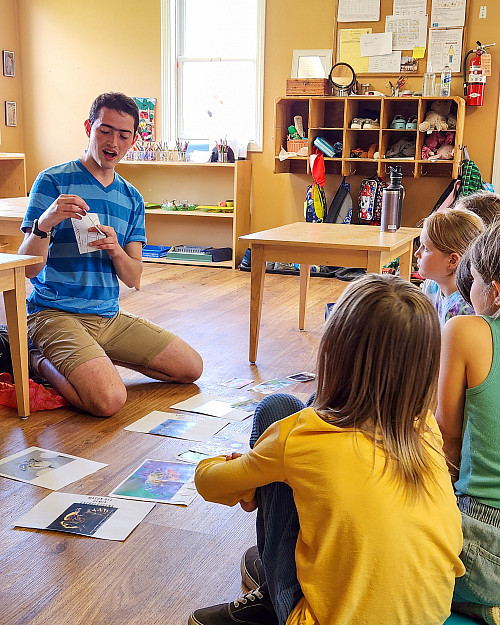 Louis Ricou '25 talks about food systems at a local elementary school. COA's community impacts extend well beyond the numbers. ...