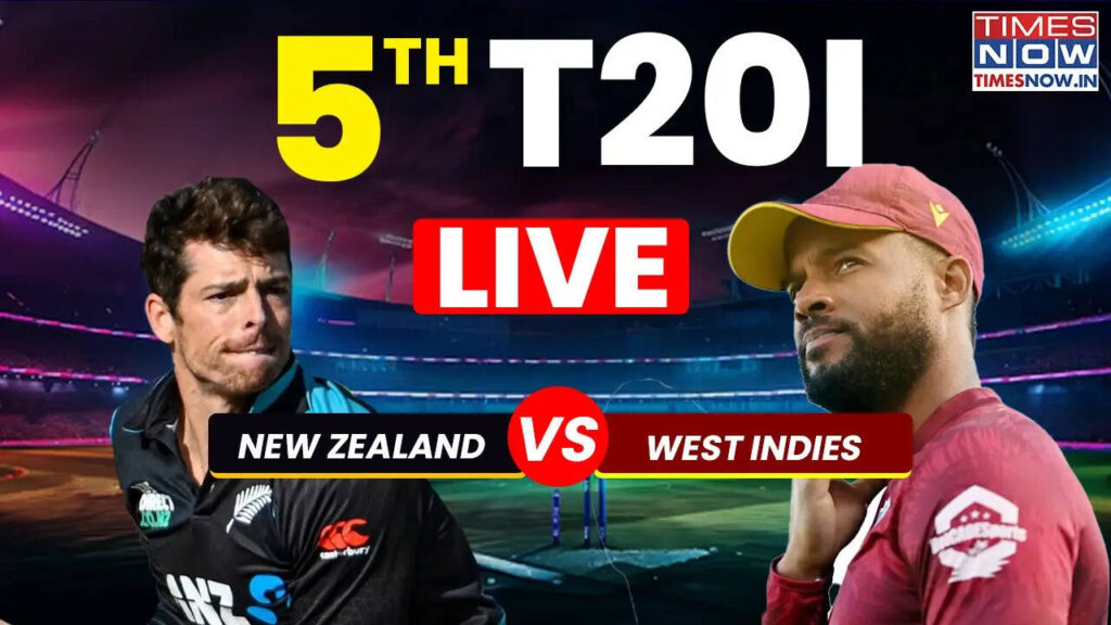 NZ 36/0 (3.5) vs WI | New Zealand Vs West Indies Live Score 5th T20I 2025 Watch NZ vs WI Live score | New Zealand Banaam West Indies ke Aaj ke match ka Live Score Match Scorecard Ball By Ball Commentary Updates