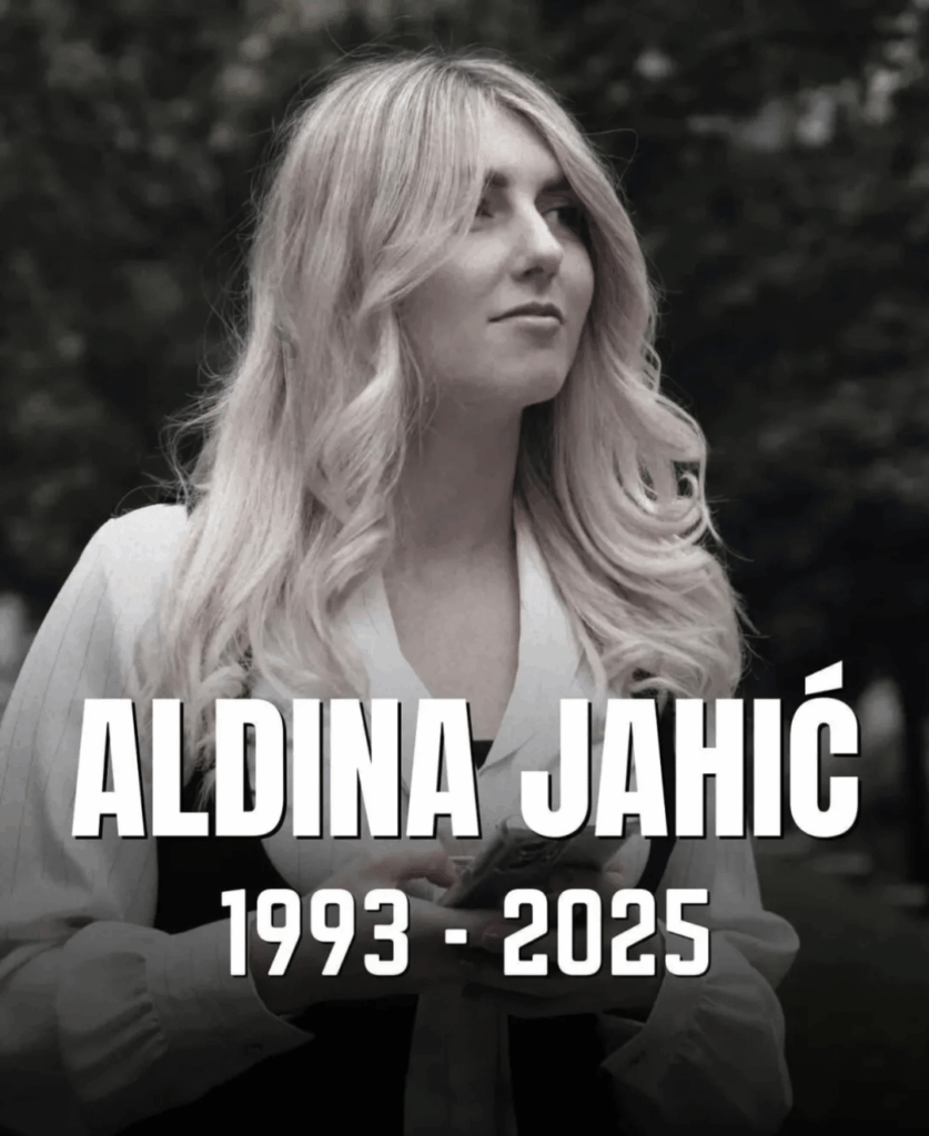 Official announcement from Banja Luka regarding the death of Aldina Jahić