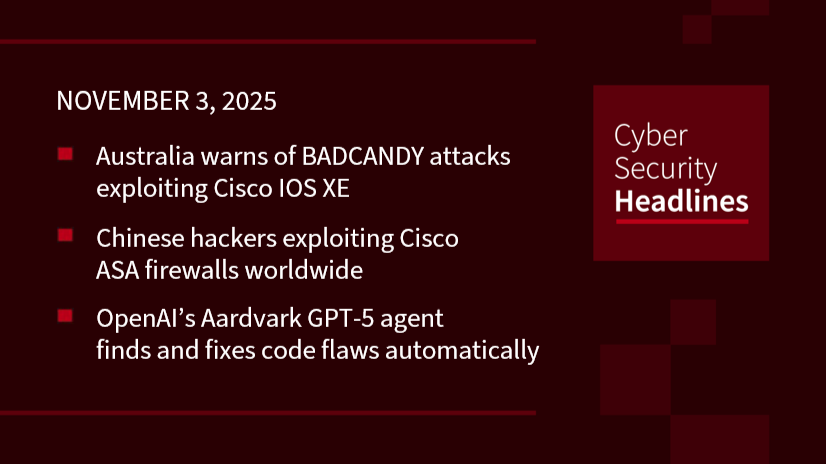 Australia BadCandy warning, Cisco firewall attack, Aardvark eats bugs
