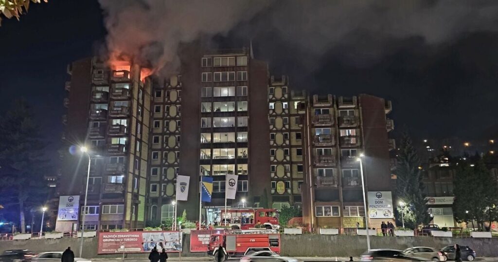 Bosnian nursing home fire kills 11, dozens injured