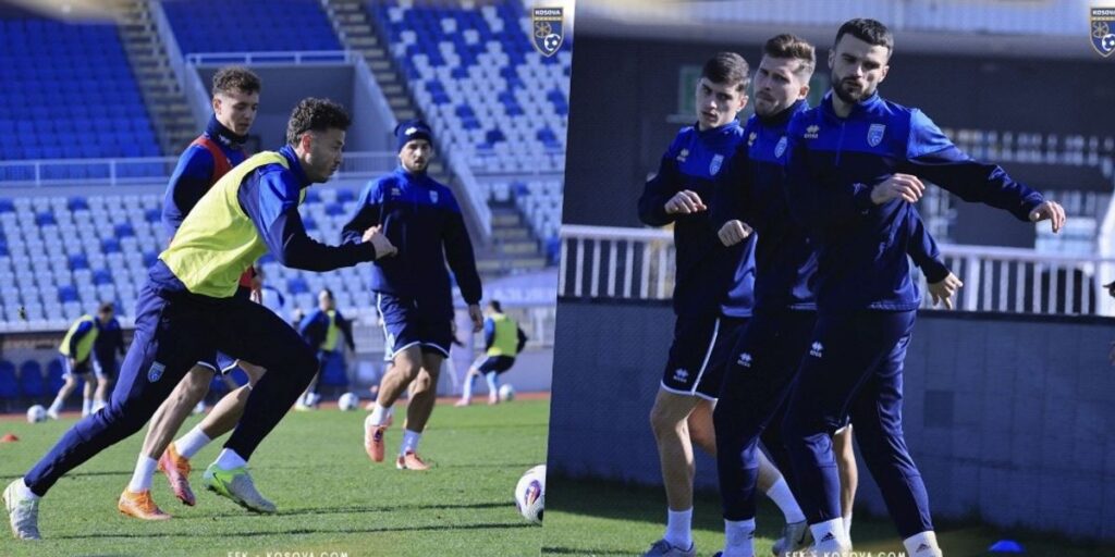 Dardanët with maximum dedication in training before the match against Slovenia