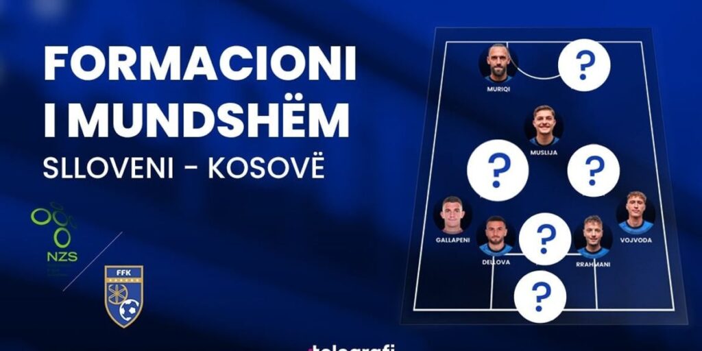 Kosovo's possible lineup against Slovenia - Foda with some changes