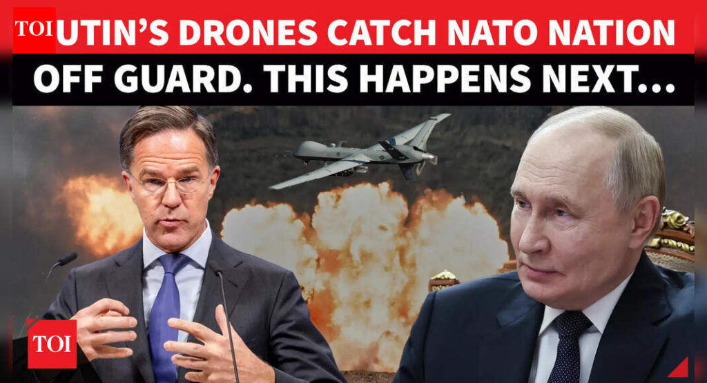 Romania Scrambles F-16, Typhoon, Moldova PANICS As Russian ‘Drones From Ukraine’ Crash On Their Land