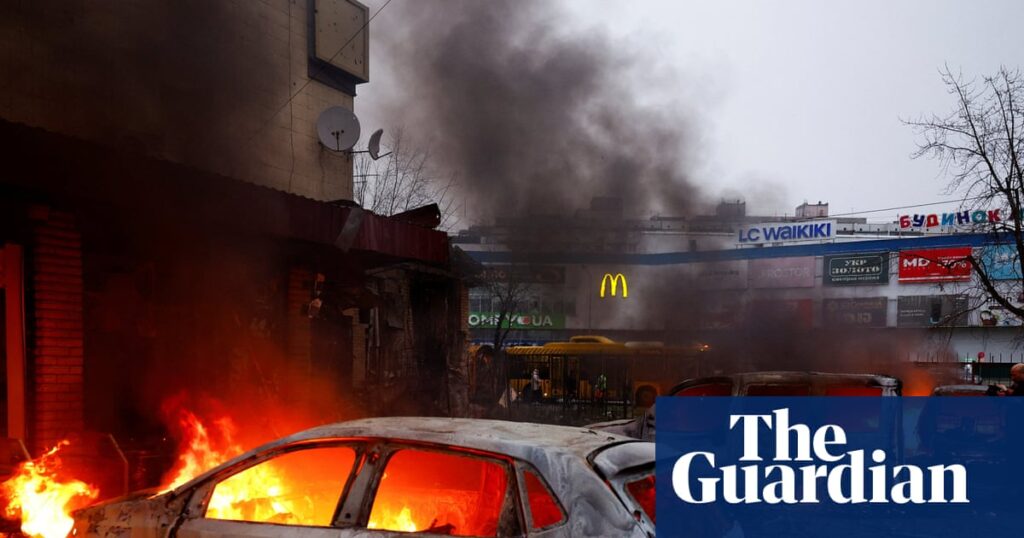 Russian attack on Kyiv cuts power to half of city and leaves two dead | Ukraine