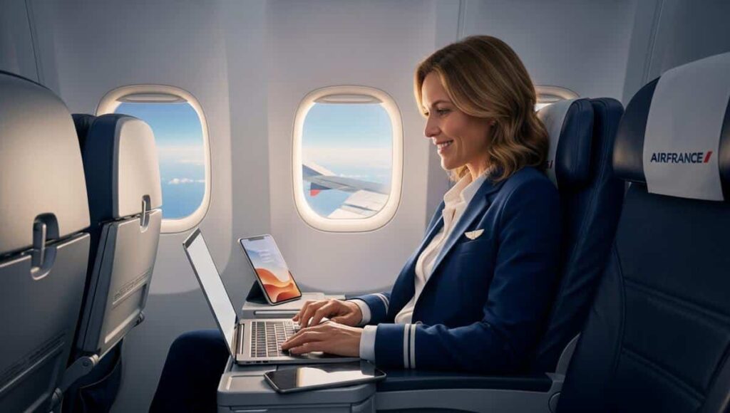 our in-flight test confirms very high speed broadband on board