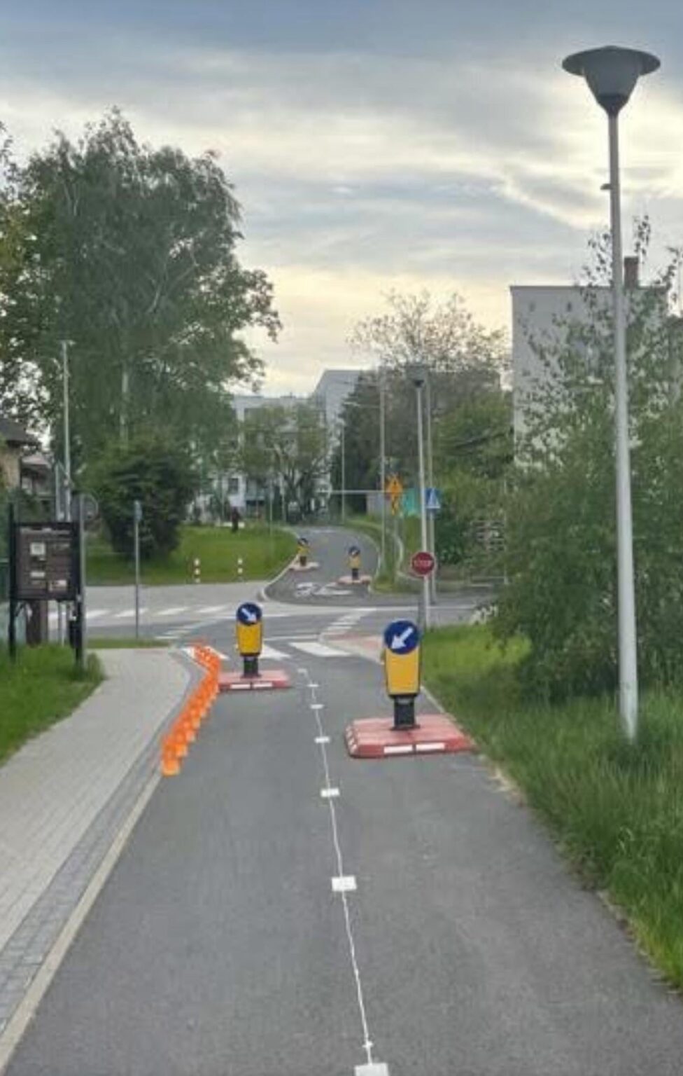 Zielona Góra also used solutions known from the road to discipline cyclists