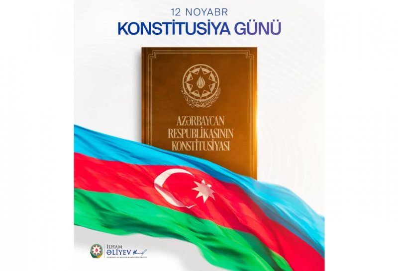 2025/11/2-1762928663.webp + Azerbaijan's president shares post on Constitution Day - PHOTO News about - Azerbaijan's president shares post on Constitution Day - PHOTO