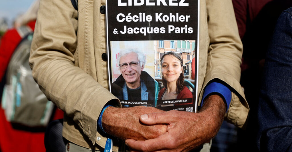 Iran releases two French nationals - France's Macron says
