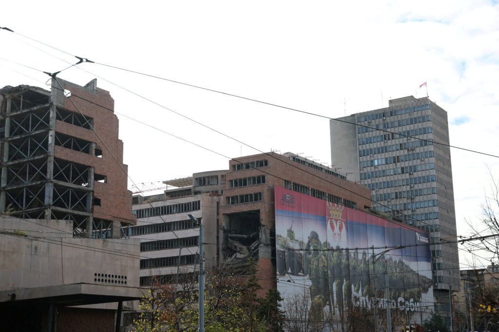 FILE PHOTO: Serbian parliament debates law set to speed up development of a luxury compound by an investment company set u...