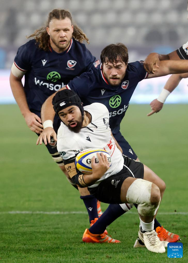 International rugby test match: Romania vs. U.S.-Xinhua