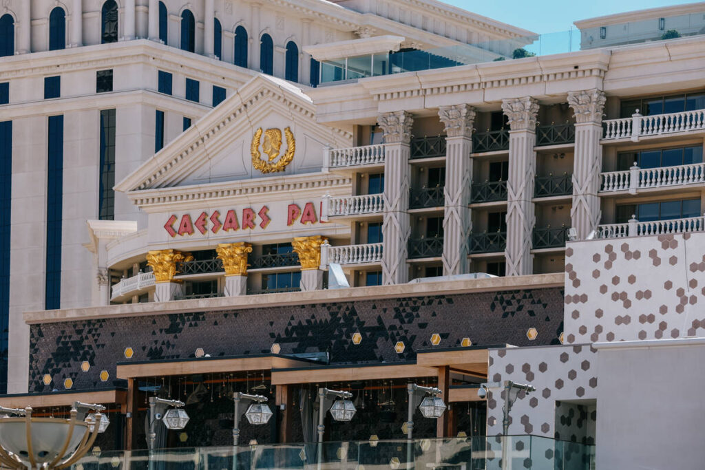 Caesar’s Palace on Wednesday, July 30, 2025 in Las Vegas. (Liv Paggiarino/Las Vegas Revi ...