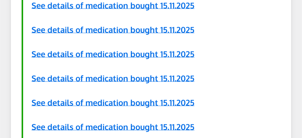 Is there a way to check my active partially completed prescription besides mojeIKP?