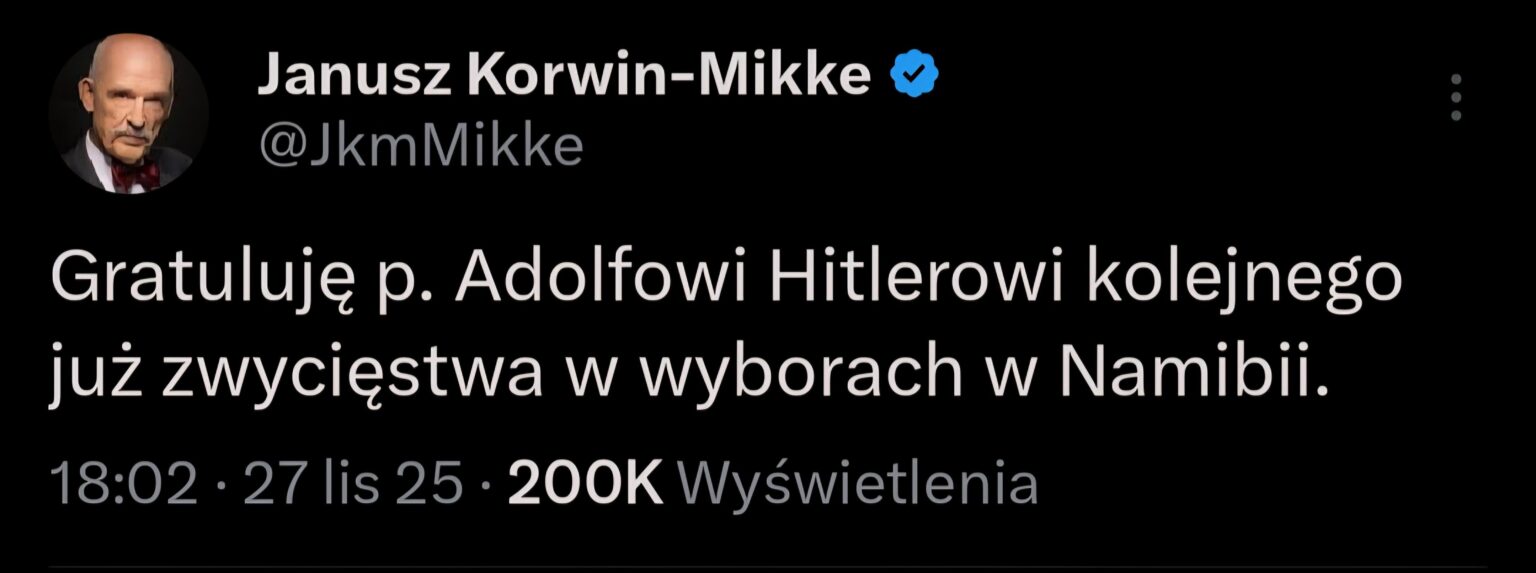 MR JANUSZÓÓ NOEEEE