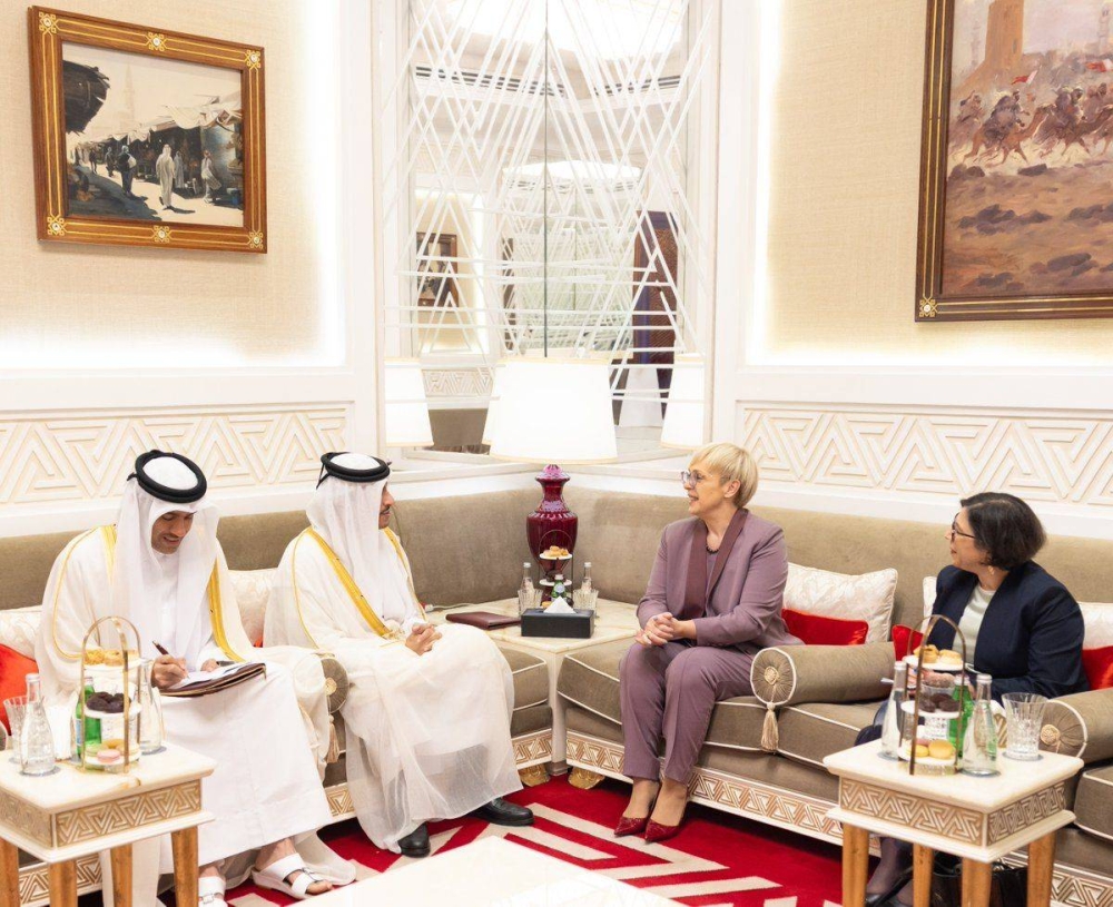 SLOVENIAN PRESIDENT MEETS PM – Read Qatar Tribune on the go for unrivalled news coverage window
