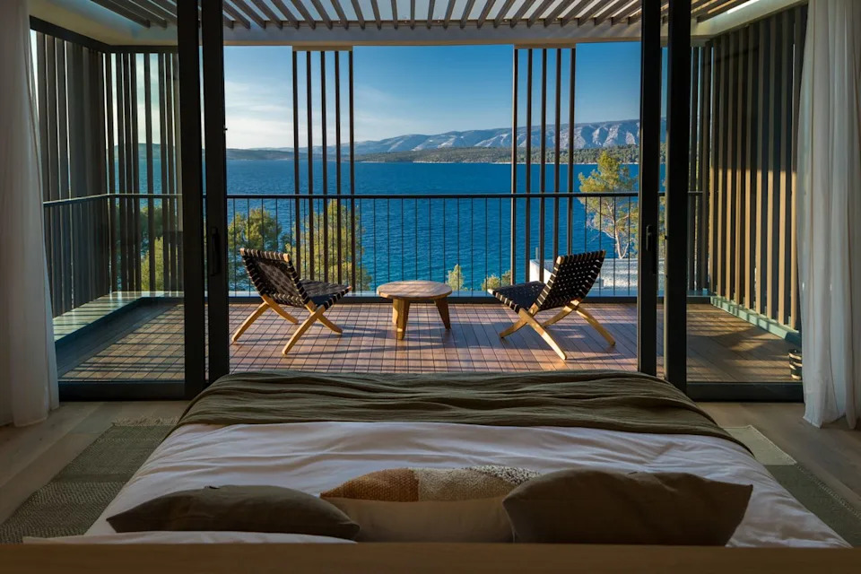 Maslina Resort Ocean views from guest rooms at Maslina Resort.