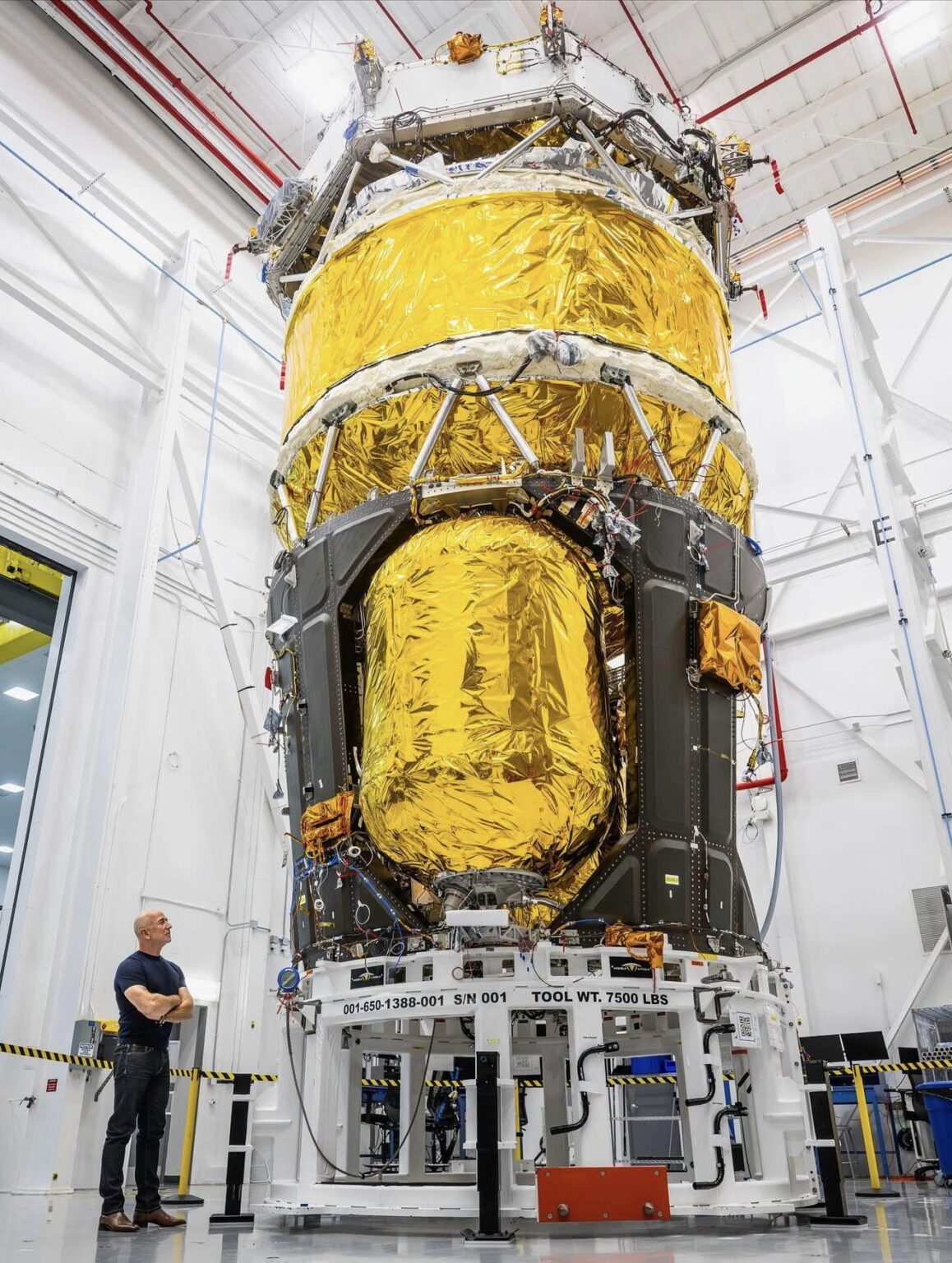 Blue Moon MK1, the largest lunar lander ever built (so far). It is scheduled to launch in the first quarter of 2026.