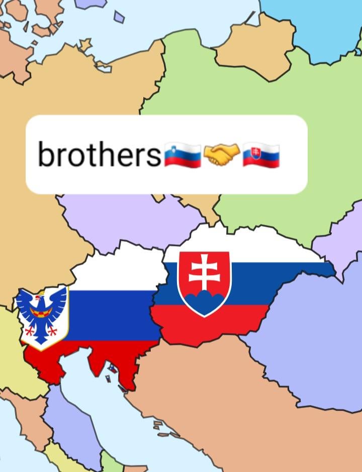 Some map i made to piss of austrians(north slovenia)and hungarians(south slovakia), lets see how many ppl we can piss off