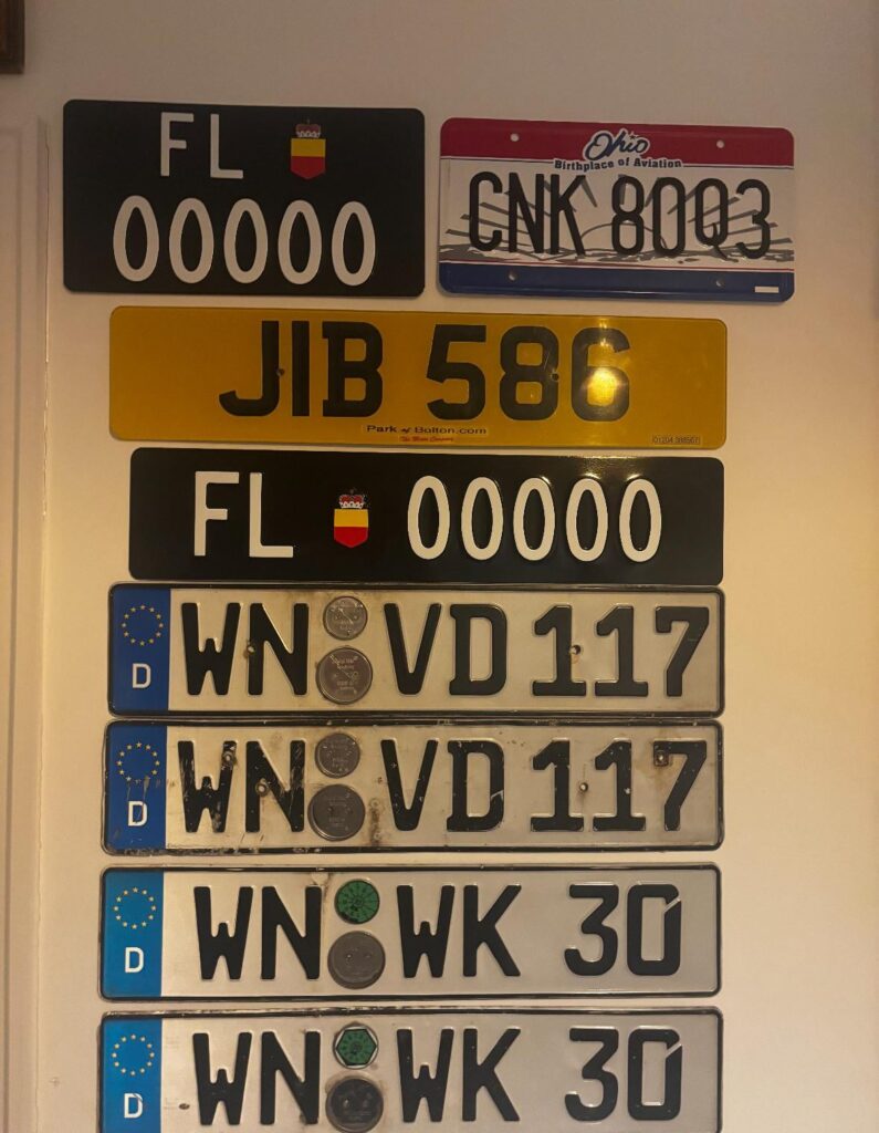 License plate collection- wondering if anyone could ship a Norwegian one to the UK